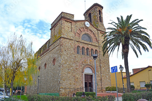 Iglesia de Sta. María en Palafolls Barcelona España