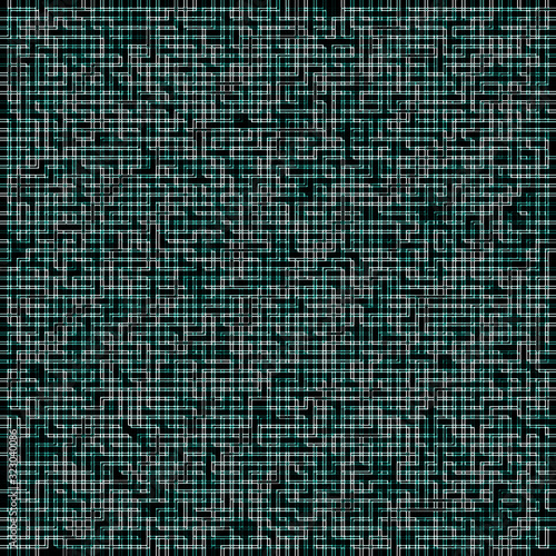 Abstract turquoise green techno background, abstract illustration with colorful spots in nature style. Design for posters, banners, wallpapers