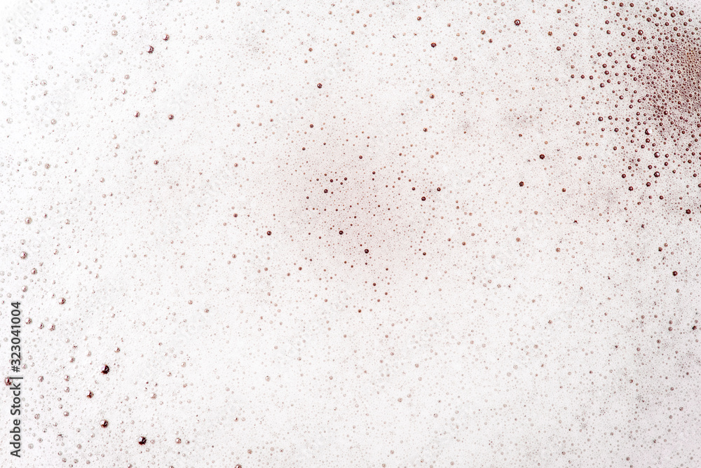 Beer foam texture background top view. - obrazy, fototapety, plakaty 