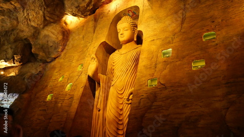 Buddha statue in Golden Mount Temple, Bangkok