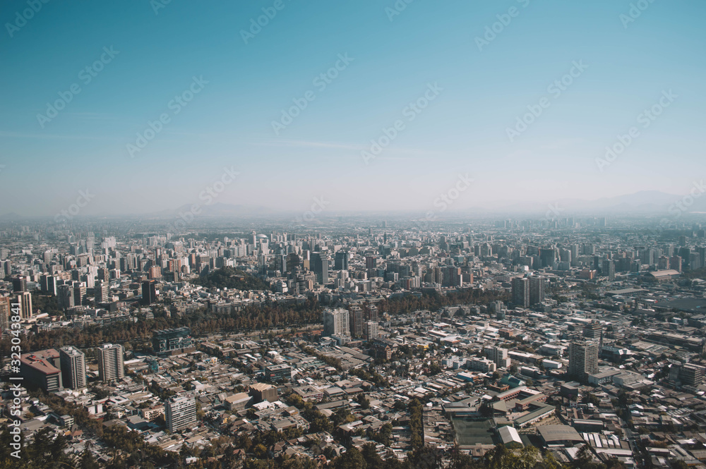 Santiago from Above