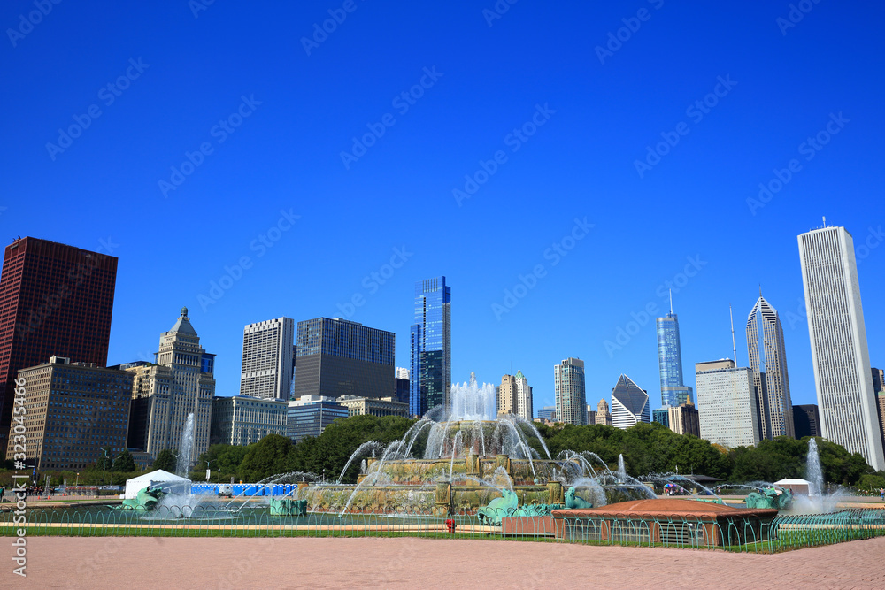 Fototapeta premium Buckingham Fountain, Chicago