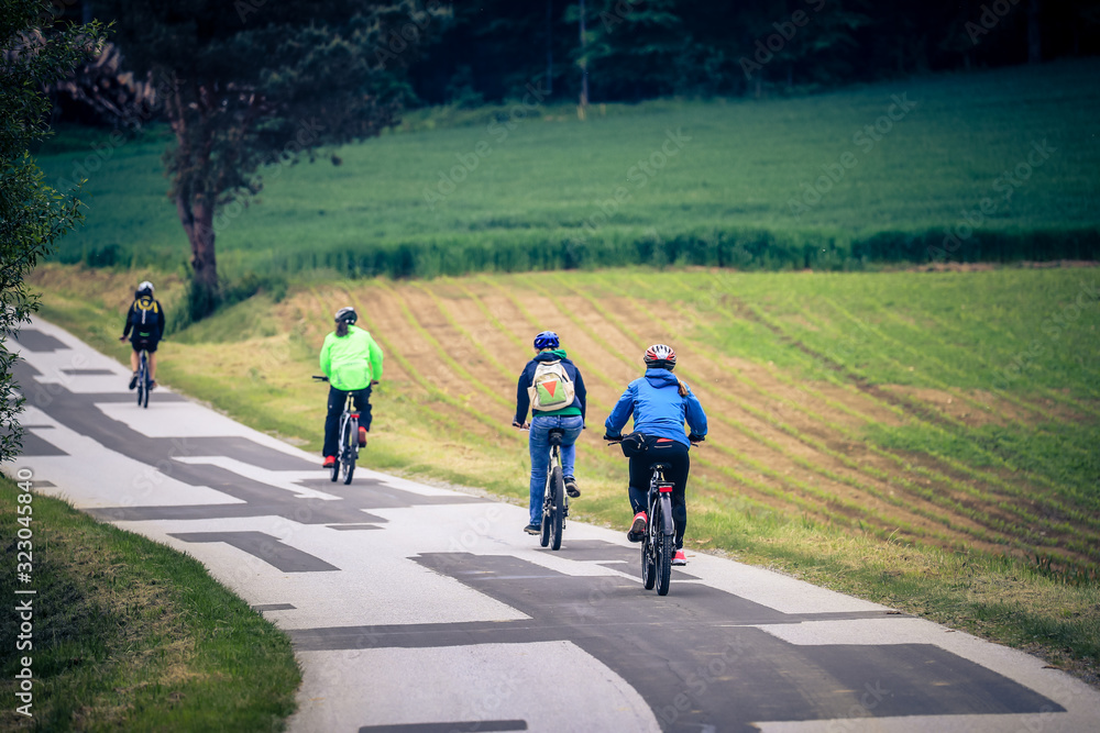 Fototapeta premium Radfahren