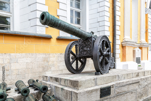 Fotografia Russian ancient field bronze cannon