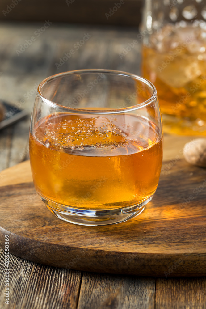 Homemade Refreshing Rum Bumbo Cocktail Homemade Refreshing Rum Bumbo Cocktail