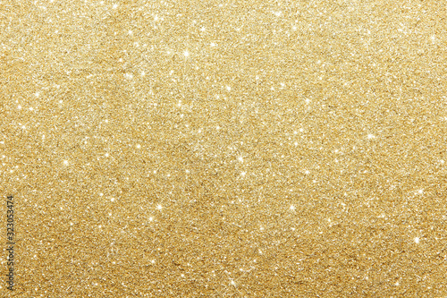 Gold glitter textured background