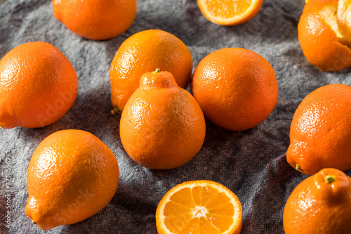 Raw Orange Organic Mineola Tangelo Fruit