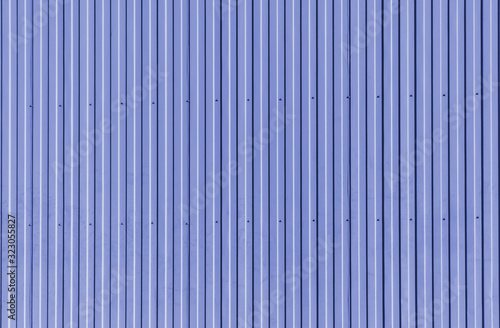 blue wall background metal profile