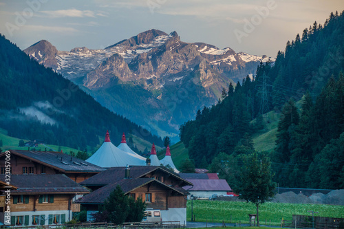 Mountain views, Gstaad Switzerland