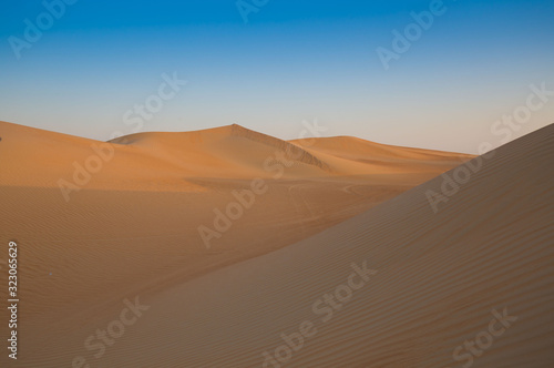 UAE. Desert landscape