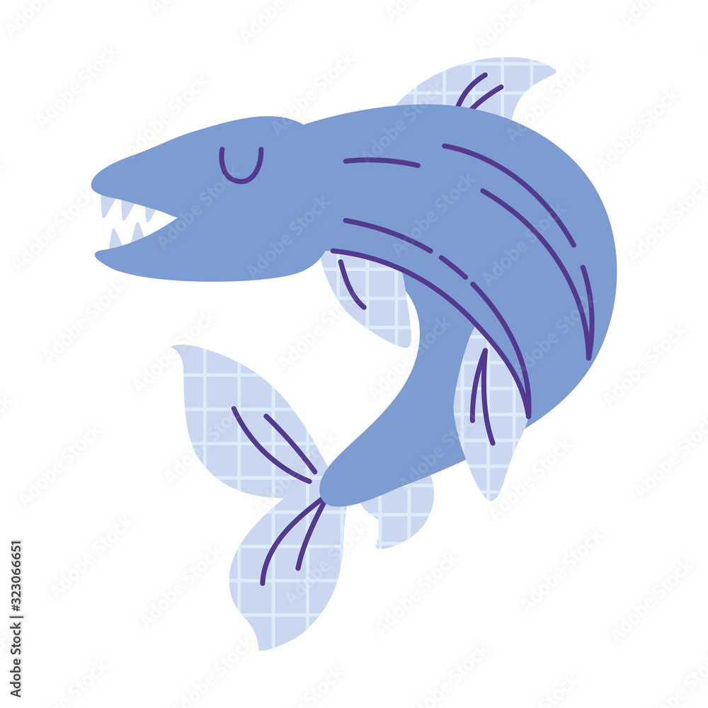 Fototapeta premium electric eel animal cartoon doodle color