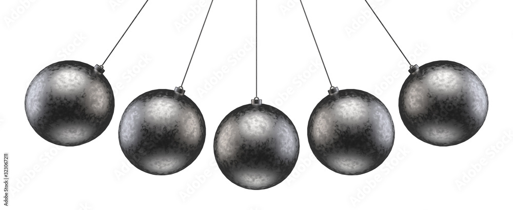 3d rendering. Black metal wrecking ball set collection with clipping path isolated on white background. S&M object concept. 3d rendering. Black metal wrecking ball set collection with clipping path isolated on white background. S&M object concept.