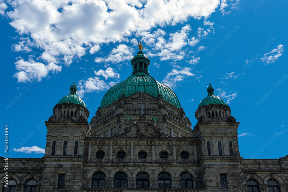 Captain Vancouver Atop the BC Legislature