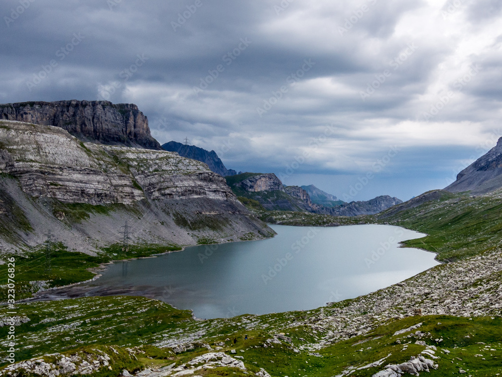Daubensee lake in the canton of Valais southwestern part of Switzerland