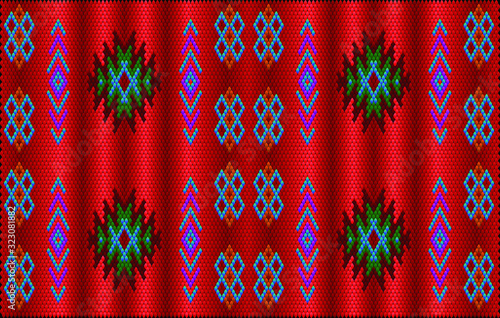 The traditional ornament of the inhabitants of the east and the Arab world.