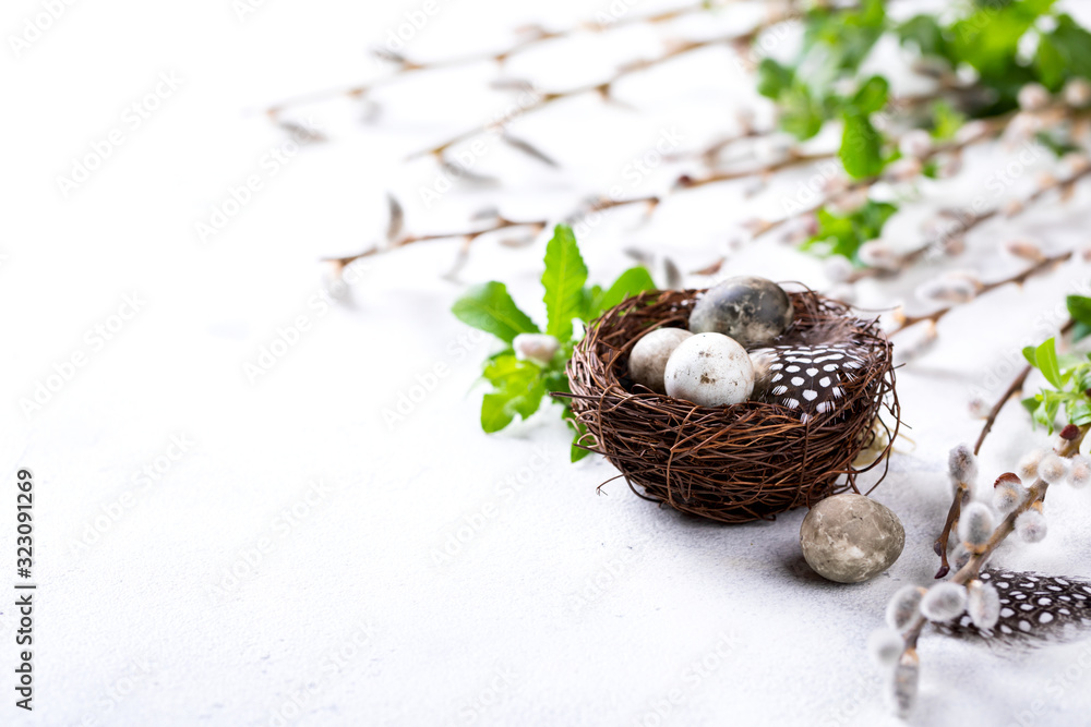 Easter composition .Easter Holiday Spring concept . Easter composition .Easter Holiday Spring concept .