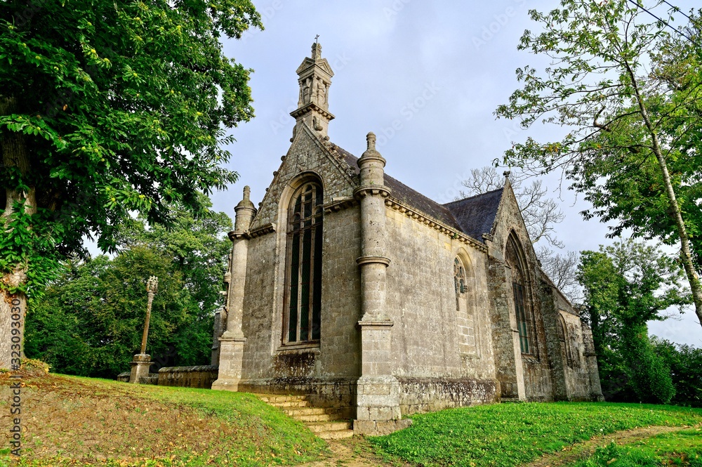 Chapelle Notre-Dame de Kerfons, Ploubezre, Côtes-d'Armor, Bretagne, France