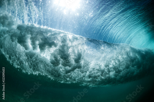 Underwater wave vortex, Sydney Australia