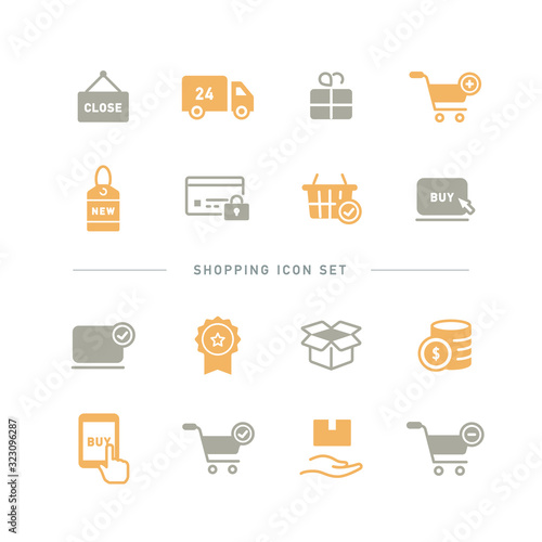 SHOPPING ICON SET