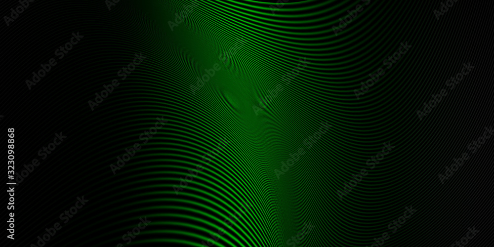 Abstract Green Sound wave rhythm surface Abstract Green Sound wave rhythm surface