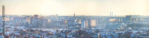 Panorama of the Ukrainian city