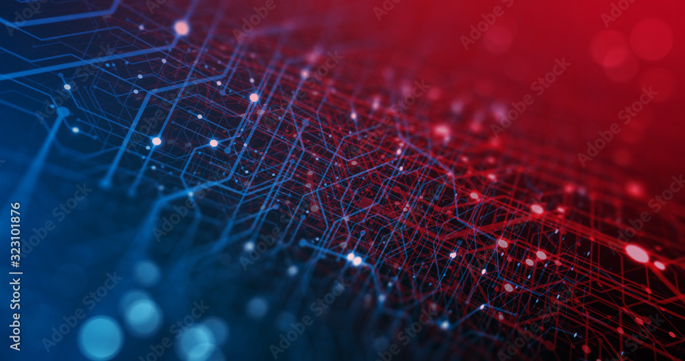 Motherboard Circuit Background. Virus detected over circuit board. Worm, cyber attack, antivirus, firewall alert and danger warning concept. Futuristic PCB. 3D render Motherboard Circuit Background. Virus detected over circuit board. Worm, cyber attack, antivirus, firewall alert and danger warning concept. Futuristic PCB. 3D render