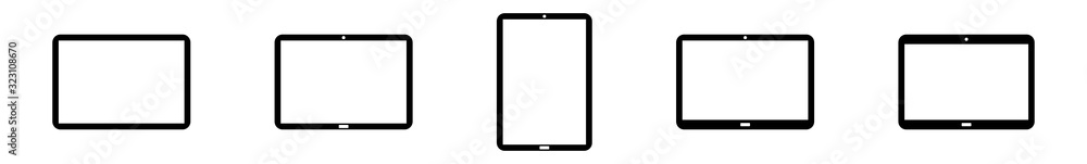 Tablet Computer Icon Black | Tablet PC Illustration | Smartphone Mobile Phone Symbol | Display Logo | Touch Screen Sign | Isolated | Variations Tablet Computer Icon Black | Tablet PC Illustration | Smartphone Mobile Phone Symbol | Display Logo | Touch Screen Sign | Isolated | Variations