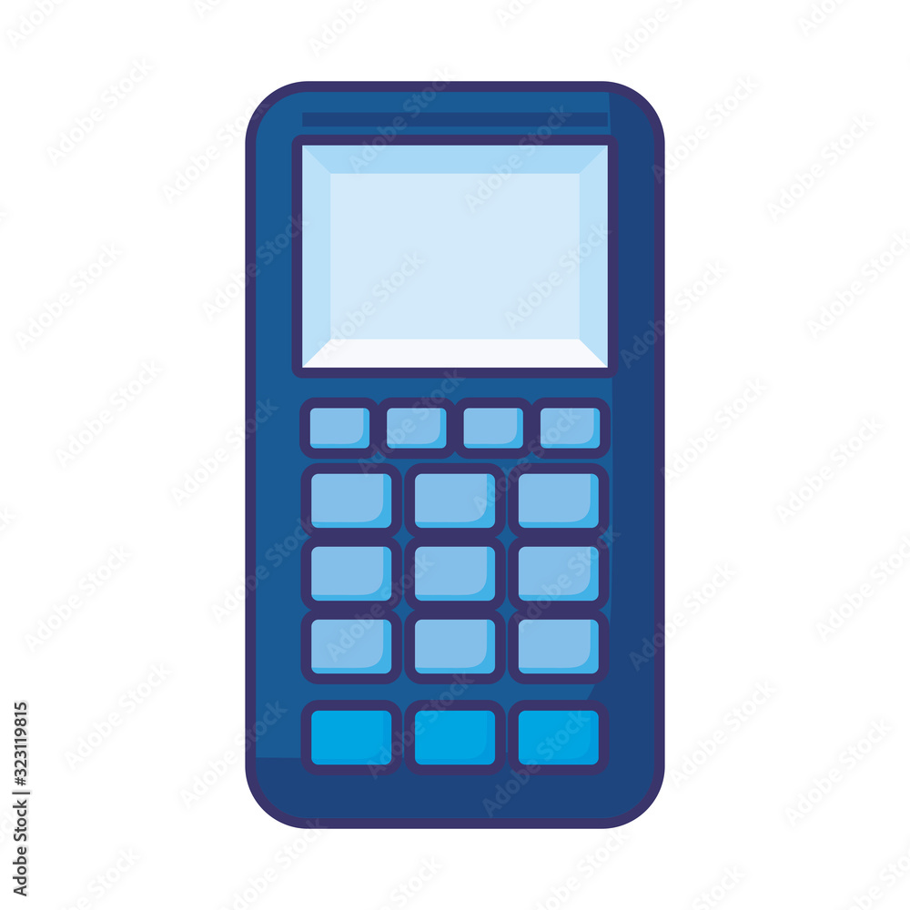 Isolated money dataphone vector design Isolated money dataphone vector design