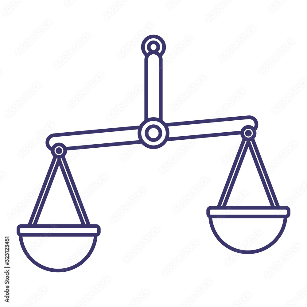 Isolated law scale vector design Isolated law scale vector design