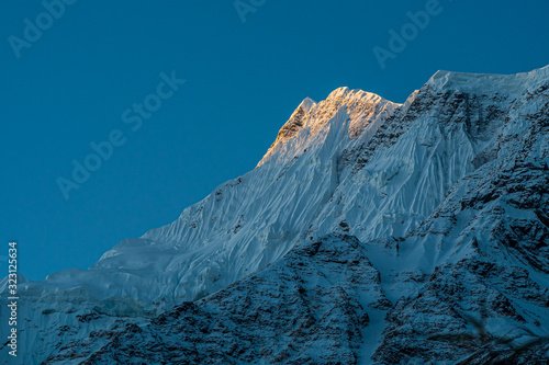 Sunrise in the Himilayas photo