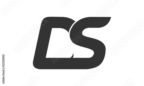 Abstract DS simple modern vector logo