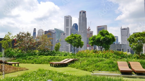 Rooftop Garden on Funan Mall in Singapore photo