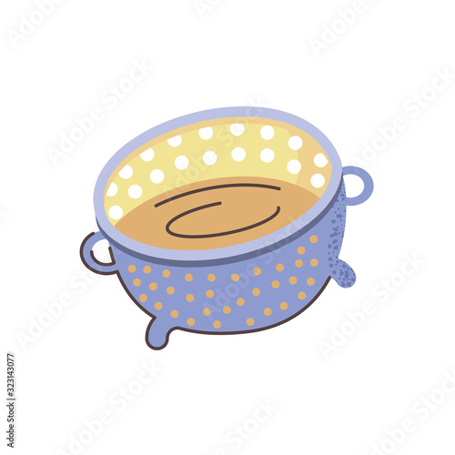 colander icon, flat style