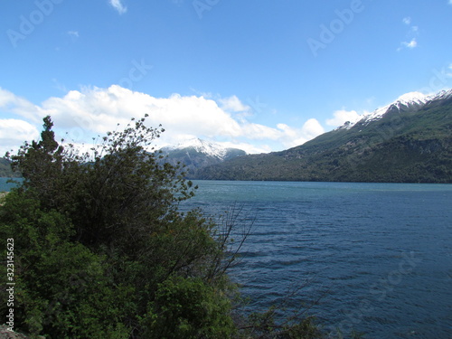 Los alerces national park - the water of countless lakes, streams and waterfalls comes from the melting of snow