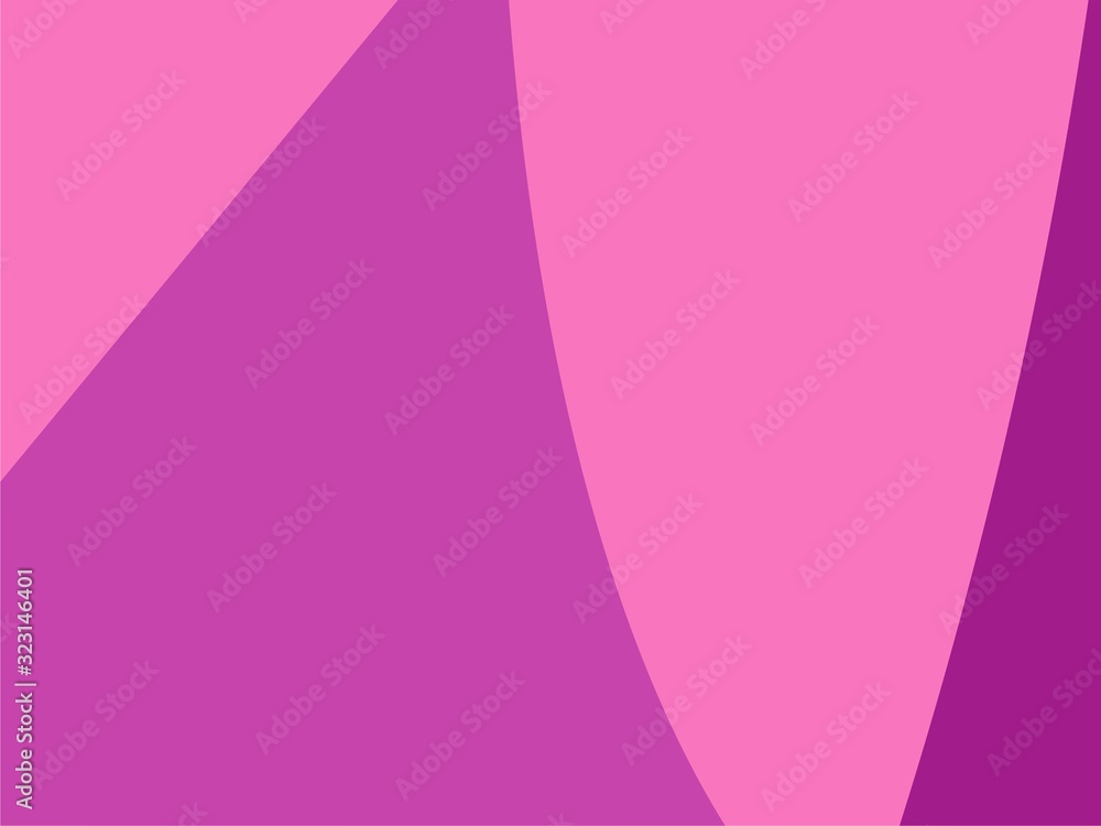Colorful Purple and Pink, Abstract Modern Shape Background or Wallpaper