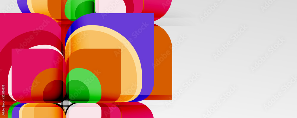 Abstract background - geometric cut paper design flower or square shape composition. Vector Illustration For Wallpaper, Banner, Background, Card, Book Illustration, landing page Abstract background - geometric cut paper design flower or square shape composition. Vector Illustration For Wallpaper, Banner, Background, Card, Book Illustration, landing page