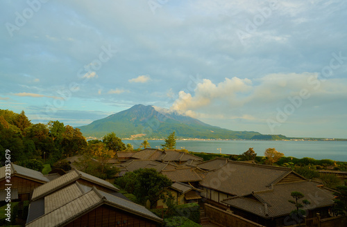 sakurajima volcano, kagoshima, japan