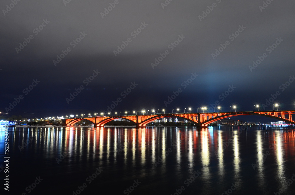 Fototapeta premium bridge at night