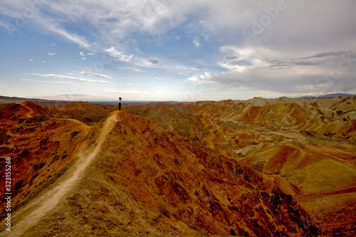Danxia landform, Zhangye City, Gansu Province, China