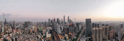 Aerial photo of Guangzhou City  China