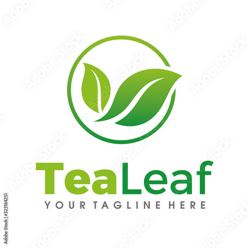 Leaf Tea Logo, Tea, Green Tea Logo Vector