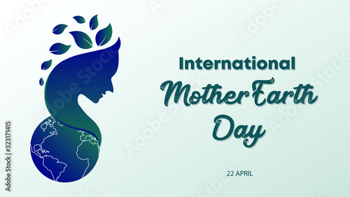 International Mother Earth Day. Vector illustration