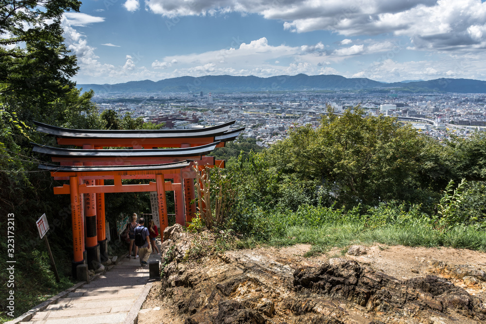 Obraz premium pavilion in the mountains