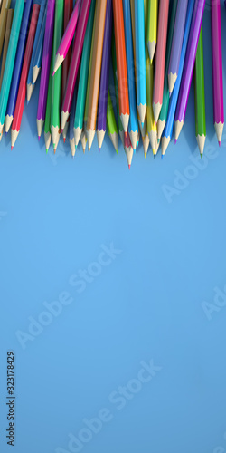 Multicolored pencils