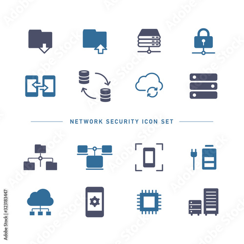 NETWORK TECHNOLOGY ICON SET