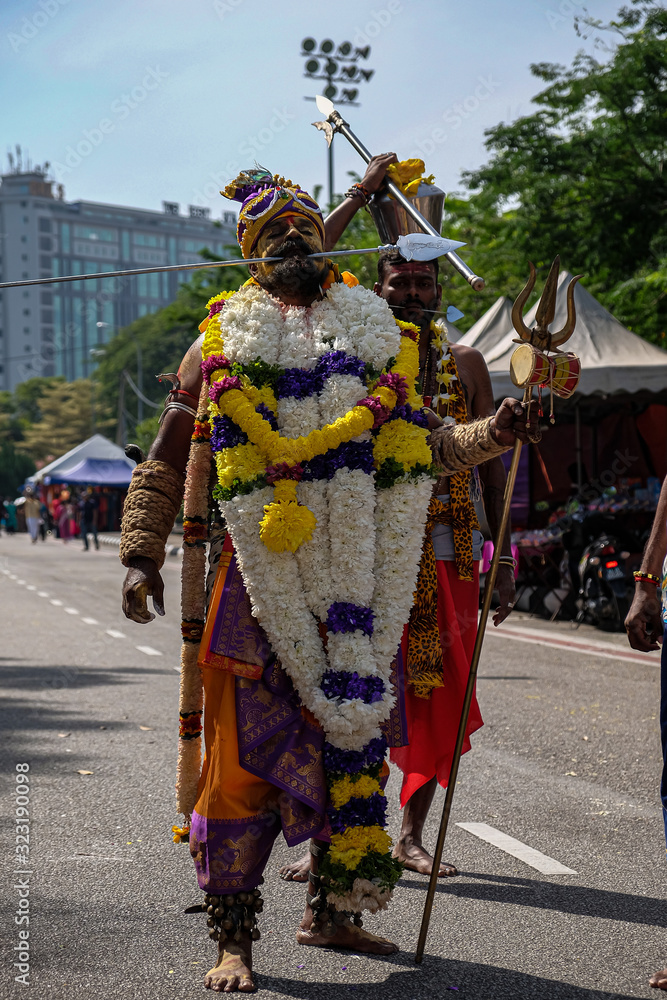 A day walk on Thaipusam 2020 at Ipoh