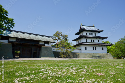 【北海道】松前城天守閣（春） photo