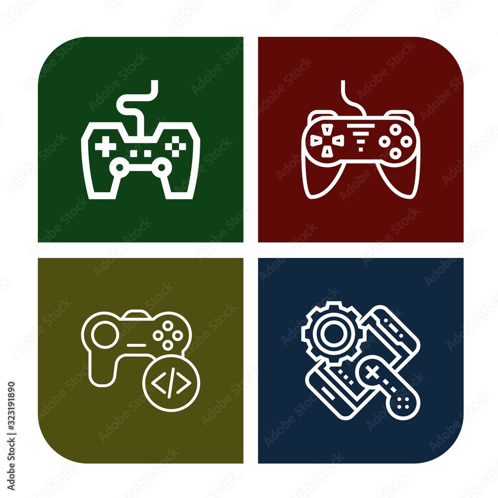 Set of joypad icons Set of joypad icons