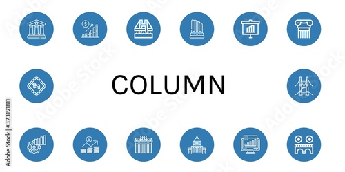 column icon set