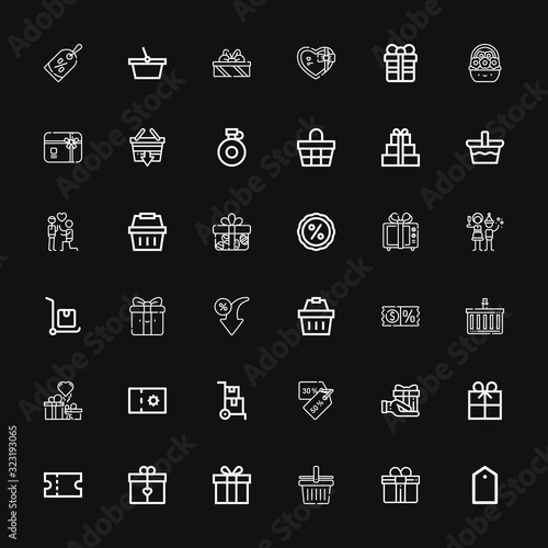Editable 36 offer icons for web and mobile